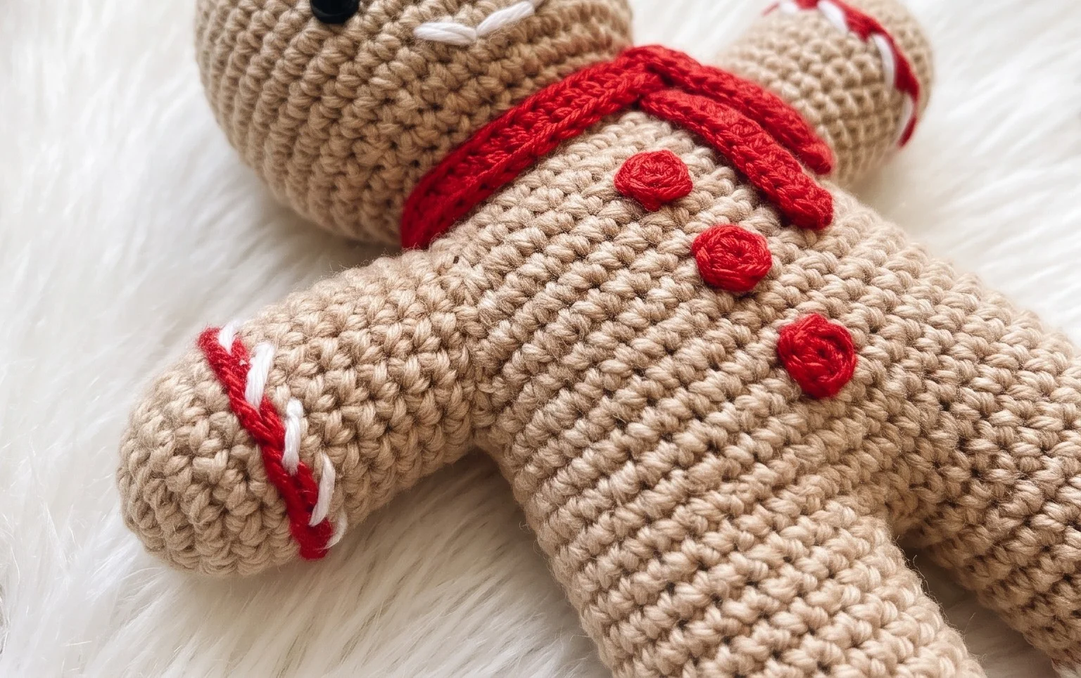 Amigurumi Gingerbread Man Free Pattern-3