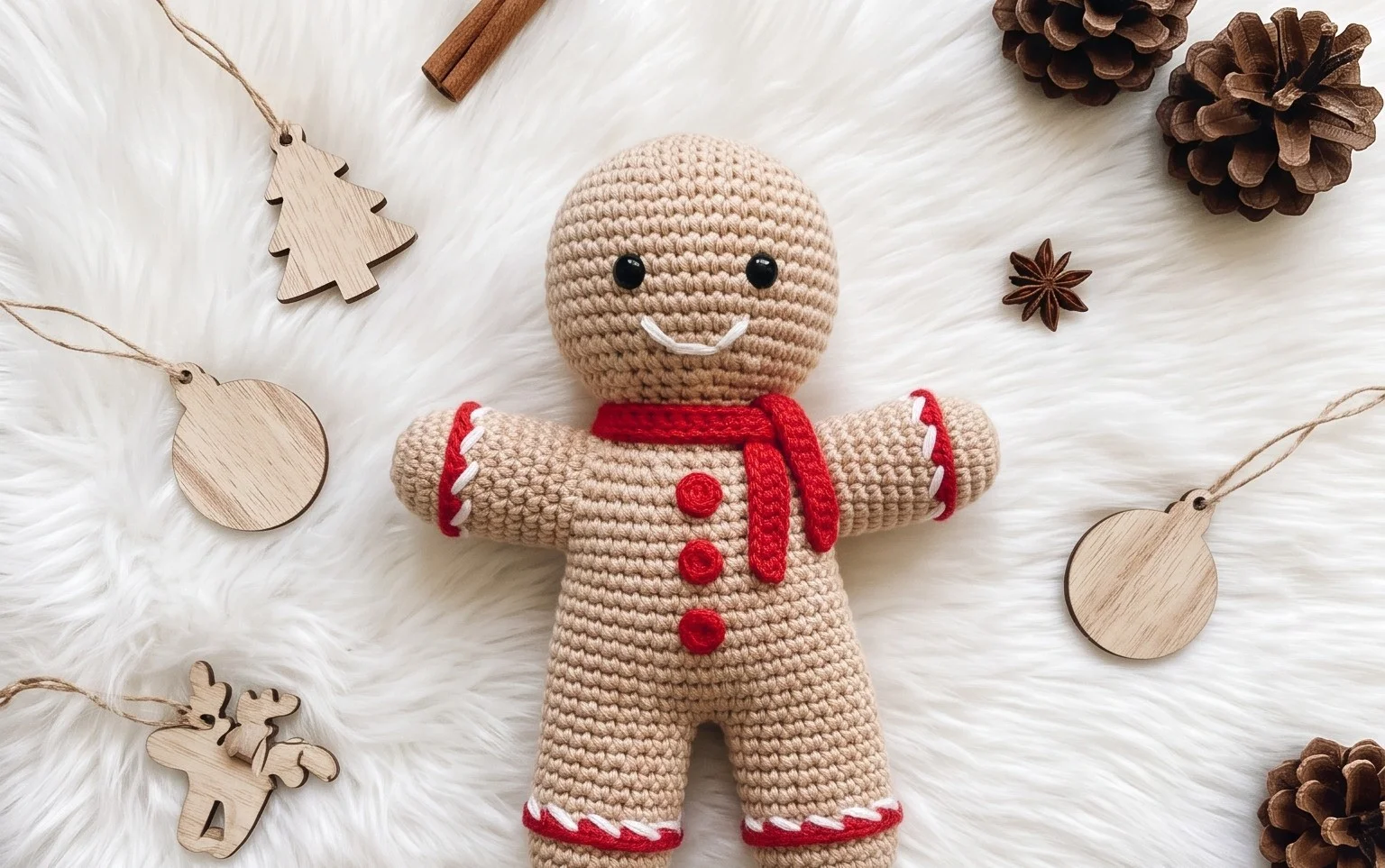 Amigurumi Gingerbread Man Free Pattern-3