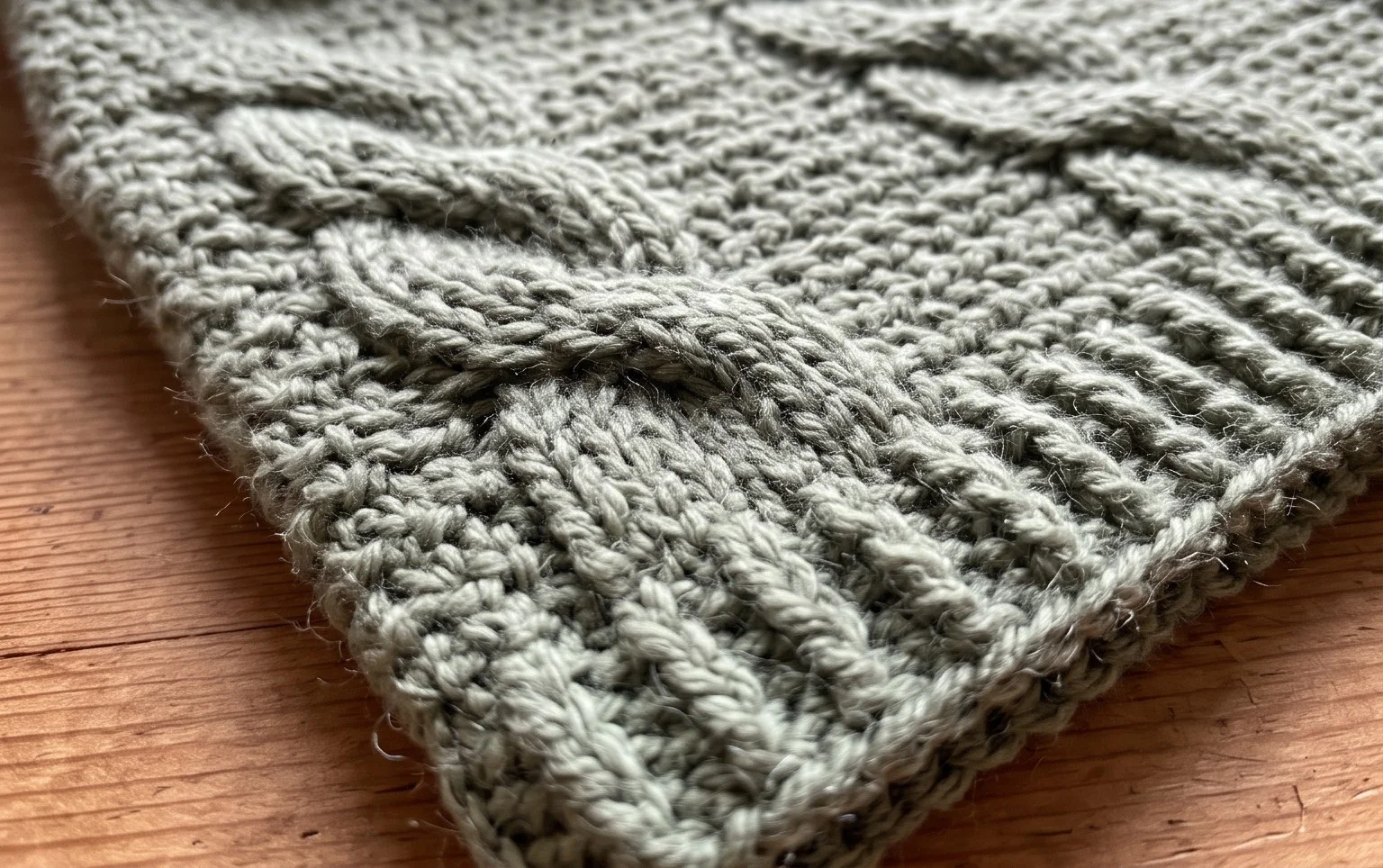Cable Hooded Cowl Crochet Free Pattern