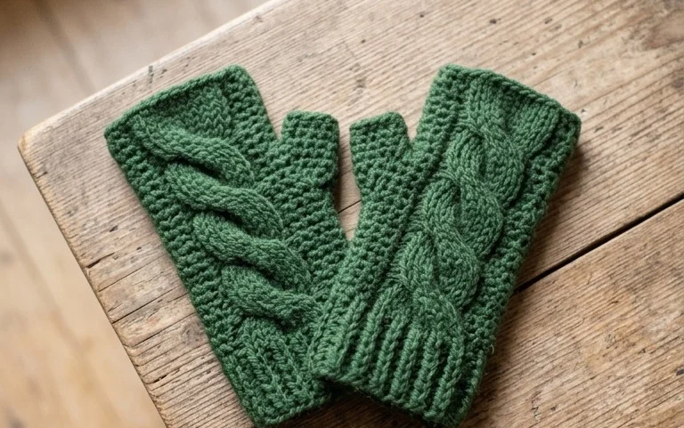 Fingerlose Handschuhe häkeln: Kostenlose Anleitung