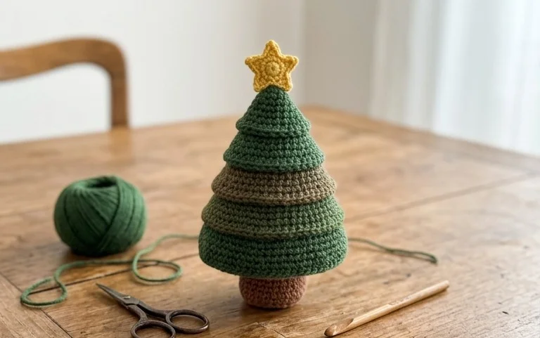 Weihnachtsbaum Amigurumi: Kostenlose Anleitung für Anfänger