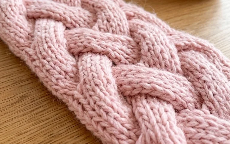 Knit Braided Scarf
