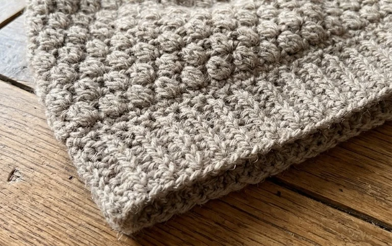 Coffee Bean Slouchy Beanie Crochet Pattern - Crochet It Creations