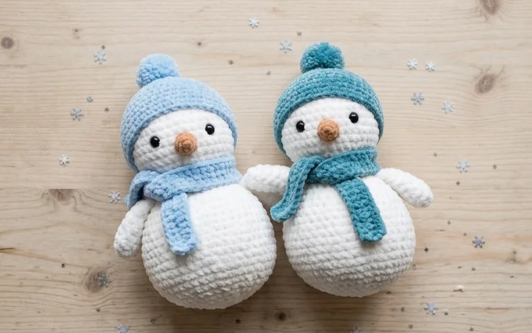 Amigurumi Schneemann: Kostenlose Anleitung für Anfänger