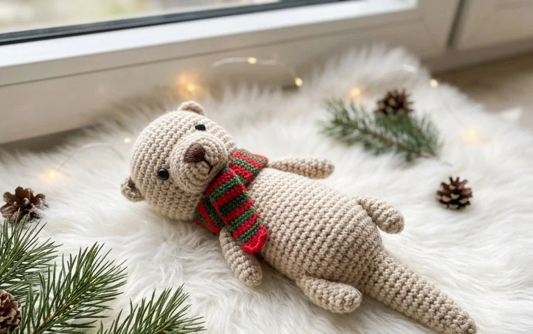 Süßer Amigurumi Otter: Kostenlose Häkelanleitung für alle