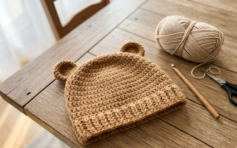 Süße Wintermützen für Babys häkeln: Kostenlose Anleitung