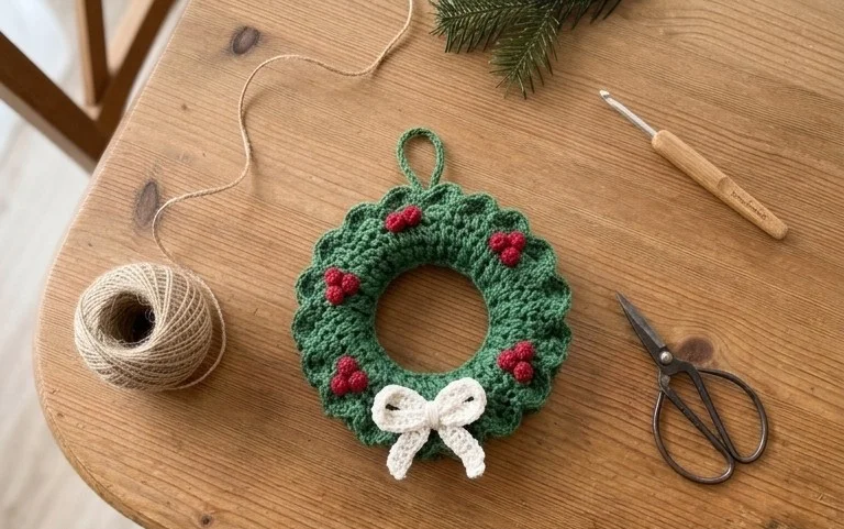 Christmas Wreath Ornament: Kostenlose Anleitung & Tipps